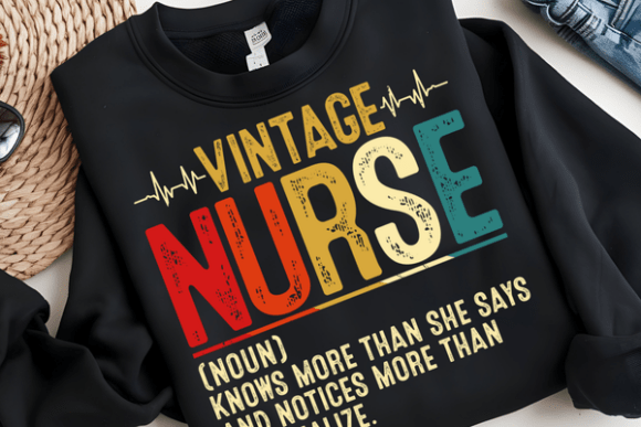 Download Funny Nurse Definition Vintage Nurse PNG - Definition Collection