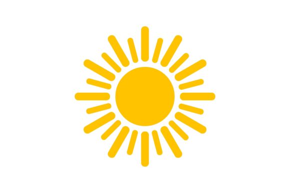 Download Shape of Yellow Sun. Vector Illustration - Premium Resources