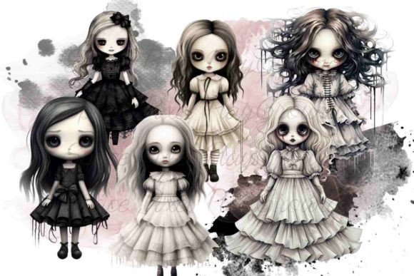 Download Creepy Doll Clipart, Halloween Inspired - Creepy doll Collection